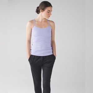 Lululemon Power Y Tank Lilac Tank Top